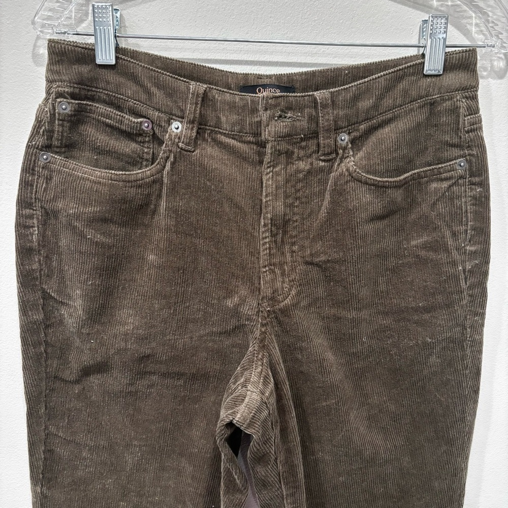 Quince Corduroy Organic Cotton Straight Pants Women’s Size 4 - Picture 3 of 11